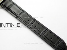 Santos Dumont 38mm SS/RG F1F Best Edition Silver Dial on Black Leather Strap Quartz