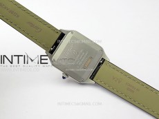 Santos Dumont 38mm SS/RG F1F Best Edition Silver Dial on Black Leather Strap Quartz