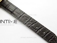 Santos Dumont 38mm RG F1F Best Edition Silver Dial on Black Leather Strap Quartz