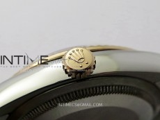 DateJust 36 SS 126231 904L SS/RG VSF 1:1 Best Edition Gray Dial Roman Markers on Jubilee Bracelet VS3235