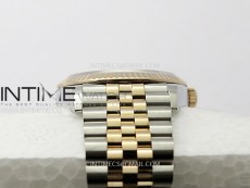 DateJust 36 SS 126231 904L SS/RG VSF 1:1 Best Edition Gray Dial Roman Markers on Jubilee Bracelet VS3235