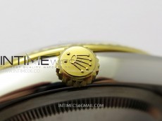 DateJust 36 SS 126233 904L SS/YG VSF 1:1 Best Edition Gray Dial Green Roman Markers on Jubilee Bracelet VS3235