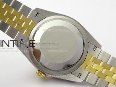 DateJust 36 SS 126233 904L SS/YG VSF 1:1 Best Edition Gray Dial Green Roman Markers on Jubilee Bracelet VS3235