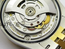 DateJust 36 SS 126233 904L SS/YG VSF 1:1 Best Edition Gray Dial Green Roman Markers on Jubilee Bracelet VS3235