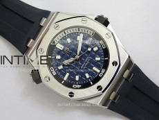 Royal Oak Offshore Diver 15720 APSF 1:1 Best Edition Blue Dial on Blue Rubber Strap SA4308