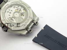 Royal Oak Offshore Diver 15720 APSF 1:1 Best Edition Blue Dial on Blue Rubber Strap SA4308