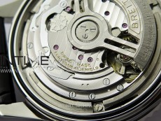 Navitimer B01 43mm SS BLSF 1:1 Best Edition Silver Dial Black Subdials On Black Leather Strap A7750