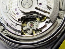 Navitimer B01 43mm SS BLSF 1:1 Best Edition RG Dial Black Subdial On Black Leather Strap A7750