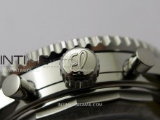 Navitimer B01 43mm SS BLSF 1:1 Best Edition White Dial On Brown Leather Strap A7750