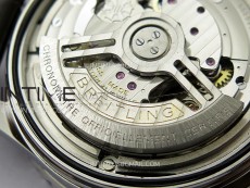 Navitimer B01 43mm SS BLSF 1:1 Best Edition White Dial On Brown Leather Strap A7750