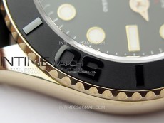 Yacht-Master 126655 Weight RG/Tungsten Gold ARF 1:1 Best Edition Black Ceramic Bezel on Oysterflex Rubber Strap VS3235
