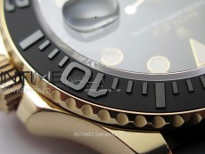 Yacht-Master 126655 Weight RG/Tungsten Gold ARF 1:1 Best Edition Black Ceramic Bezel on Oysterflex Rubber Strap VS3235