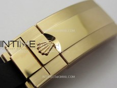Yacht-Master 126655 Weight RG/Tungsten Gold ARF 1:1 Best Edition Black Ceramic Bezel on Oysterflex Rubber Strap VS3235