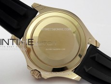 Yacht-Master 126655 Weight RG/Tungsten Gold ARF 1:1 Best Edition Black Ceramic Bezel on Oysterflex Rubber Strap VS3235