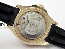 Yacht-Master 126655 Weight RG/Tungsten Gold ARF 1:1 Best Edition Black Ceramic Bezel on Oysterflex Rubber Strap VS3235