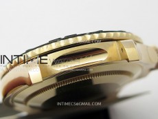 Yacht-Master 126655 Weight RG/Tungsten Gold ARF 1:1 Best Edition Black Ceramic Bezel on Oysterflex Rubber Strap VS3235