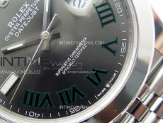 DateJust 41 126300 904L SS VSF 1:1 Best Edition Gray Dial Roman Markers on Jubilee Bracelet VS3235