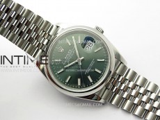 DateJust 36 SS 126200 904L Steel VSF 1:1 Best Edition Gray Dial Sticks Markers on Jubilee Bracelet VS3235