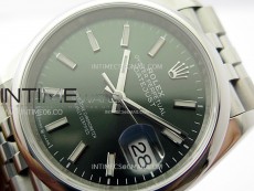 DateJust 36 SS 126200 904L Steel VSF 1:1 Best Edition Gray Dial Sticks Markers on Jubilee Bracelet VS3235