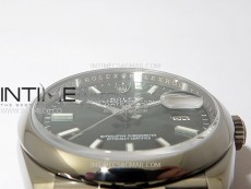 DateJust 36 SS 126200 904L Steel VSF 1:1 Best Edition Gray Dial Sticks Markers on Jubilee Bracelet VS3235