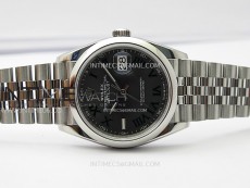 DateJust 36 SS 126200 904L Steel VSF 1:1 Best Edition Gray Dial Roman Markers on Jubilee Bracelet VS3235