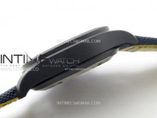 Pilot IW389008 Blue Angels Black Ceramic AZF Best Edition on Blue Leather Strap A7750
