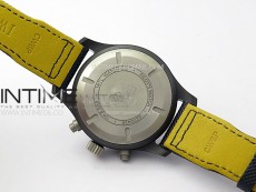Pilot IW389008 Blue Angels Black Ceramic AZF Best Edition on Blue Leather Strap A7750
