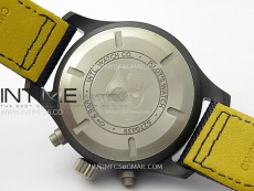 Pilot IW389008 Blue Angels Black Ceramic AZF Best Edition on Blue Leather Strap A7750