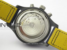 Pilot IW389008 Blue Angels Black Ceramic AZF Best Edition on Blue Leather Strap A7750