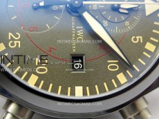 PILOT IW389002 Ceramic Case AZF 1:1 Best Edition Green Dial on Green Nylon Strap A7750 (function same as genuine)