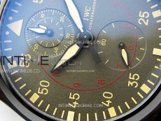 PILOT IW389002 Ceramic Case AZF 1:1 Best Edition Green Dial on Green Nylon Strap A7750 (function same as genuine)