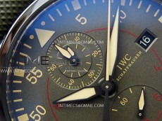PILOT IW389002 Ceramic Case AZF 1:1 Best Edition Green Dial on Green Nylon Strap A7750 (function same as genuine)