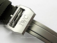 PILOT IW389002 Ceramic Case AZF 1:1 Best Edition Green Dial on Green Nylon Strap A7750 (function same as genuine)