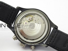 PILOT IW389001  Ceramic Case AZF 1:1 Best Edition Black Dial on Black Nylon Strap A7750 (function same as genuine)