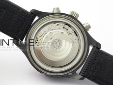 PILOT IW389001  Ceramic Case AZF 1:1 Best Edition Black Dial on Black Nylon Strap A7750 (function same as genuine)