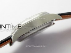 Portugieser Chrono Classic 42 IW390406 ZF 1:1 Best Edition White Dial Blue Markers on Black Leather Strap A7750