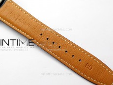 Portugieser Chrono Classic 42 IW390406 ZF 1:1 Best Edition White Dial Blue Markers on Black Leather Strap A7750