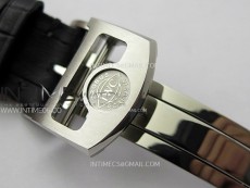 Portugieser Chrono Classic 42 IW390406 ZF 1:1 Best Edition White Dial Blue Markers on Black Leather Strap A7750