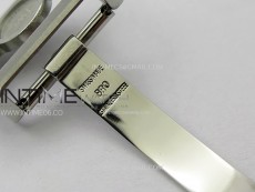 Portugieser Chrono Classic 42 IW390406 ZF 1:1 Best Edition White Dial Blue Markers on Black Leather Strap A7750