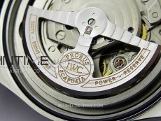 Portugieser Chrono Classic 42 IW390406 ZF 1:1 Best Edition White Dial Blue Markers on Black Leather Strap A7750