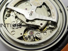 Portugieser Chrono Classic 42 IW390406 ZF 1:1 Best Edition White Dial Blue Markers on Black Leather Strap A7750