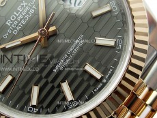 DateJust 41 126331 904L SS/RG VSF 1:1 Best Edition Gray Fluted Dial on Jubilee Bracelet VS3235