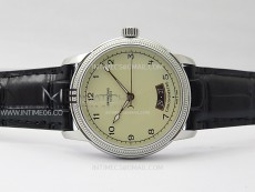 Tonda pf SS VRF Best Eidtion Ivory Dial Rose Gold Handset on Black Leather Strap PF331