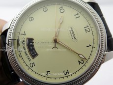 Tonda pf SS VRF Best Eidtion Ivory Dial Rose Gold Handset on Black Leather Strap PF331
