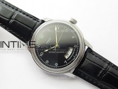 Tonda pf SS VRF Best Eidtion Black Dial Yellow Gold Handset on Black Leather Strap PF331