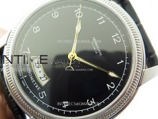 Tonda pf SS VRF Best Eidtion Black Dial Yellow Gold Handset on Black Leather Strap PF331