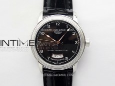 Tonda pf SS VRF Best Eidtion Black Dial Rose Gold Handset on Black Leather Strap PF331
