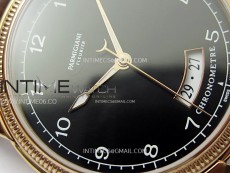 Tonda pf RG VRF Best Eidtion Black Dial Rose Gold Handset on Black Leather Strap PF331