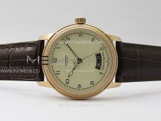 Tonda pf RG VRF Best Eidtion Ivory Dial Rose Gold Handset on Brown Leather Strap PF331