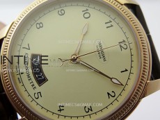Tonda pf RG VRF Best Eidtion Ivory Dial Rose Gold Handset on Brown Leather Strap PF331